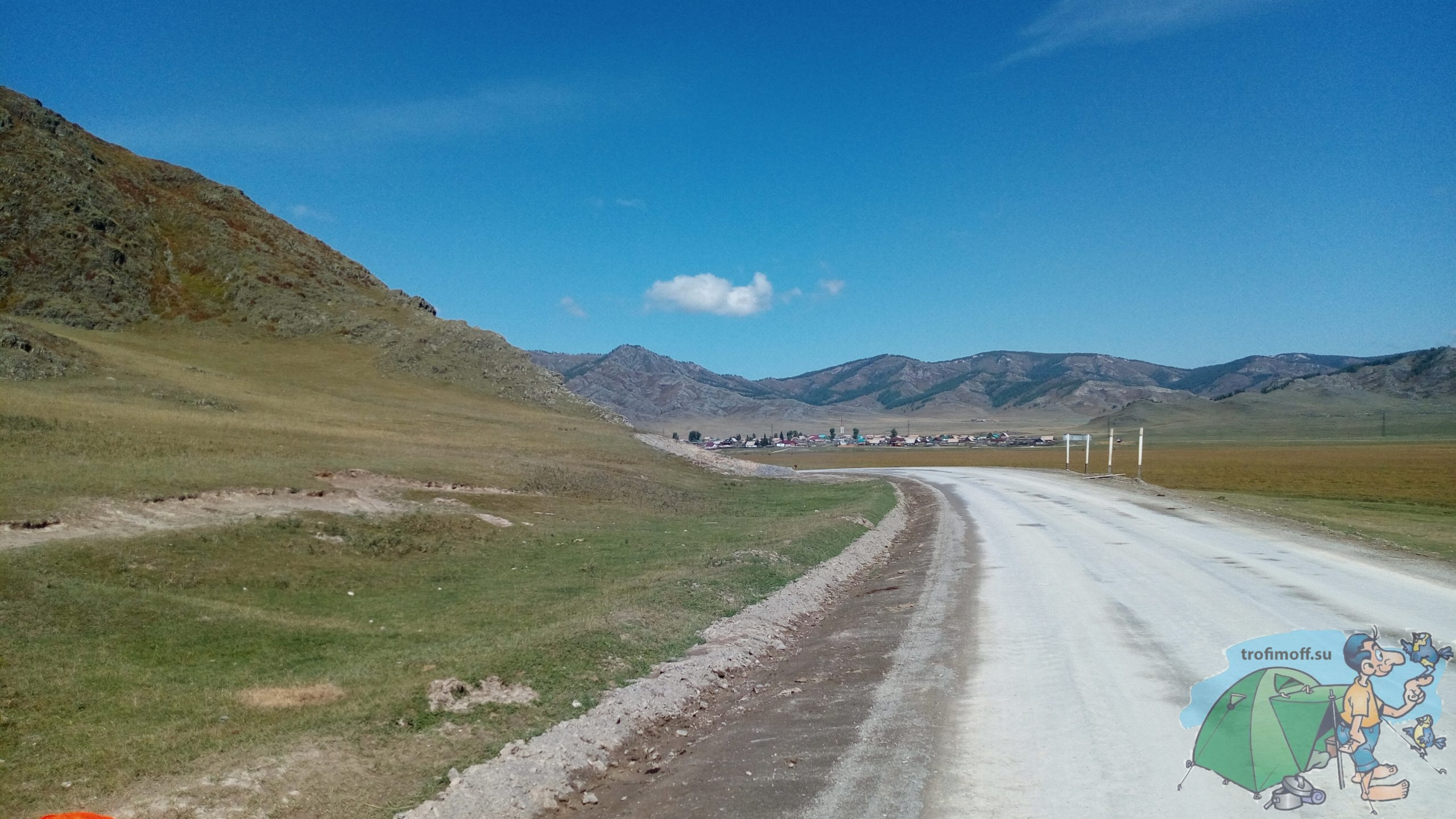 Путь до села Усть-Кокса, на перевал Кырлык