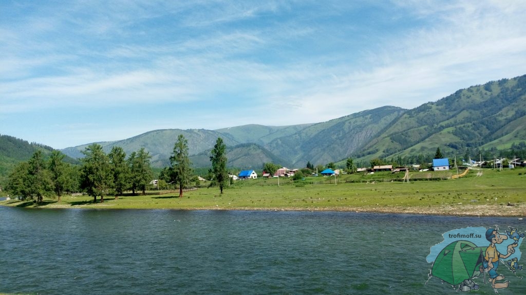 река Кокса, Усть-Кокса