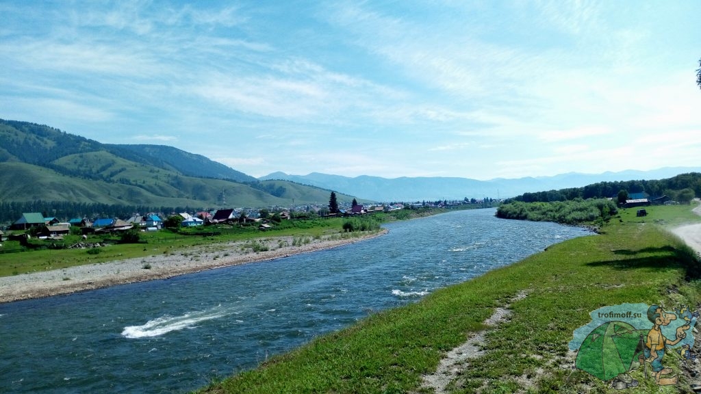река Кокса в селе Усть-Кокса
