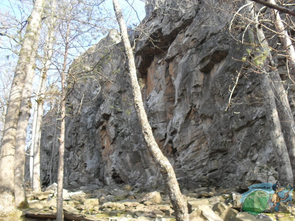 скальная стена
