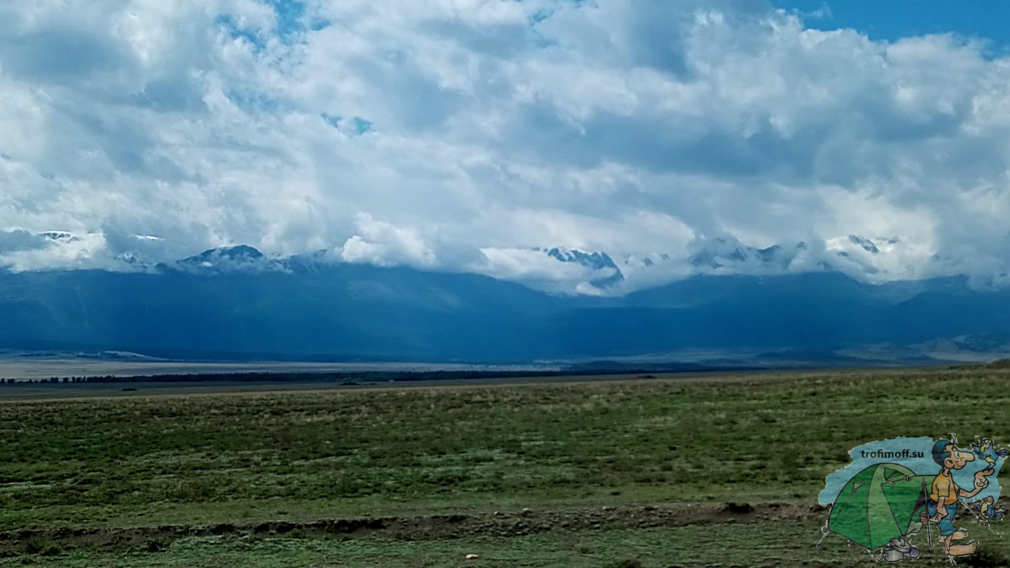 Чуйский тракт село Чаган Узун