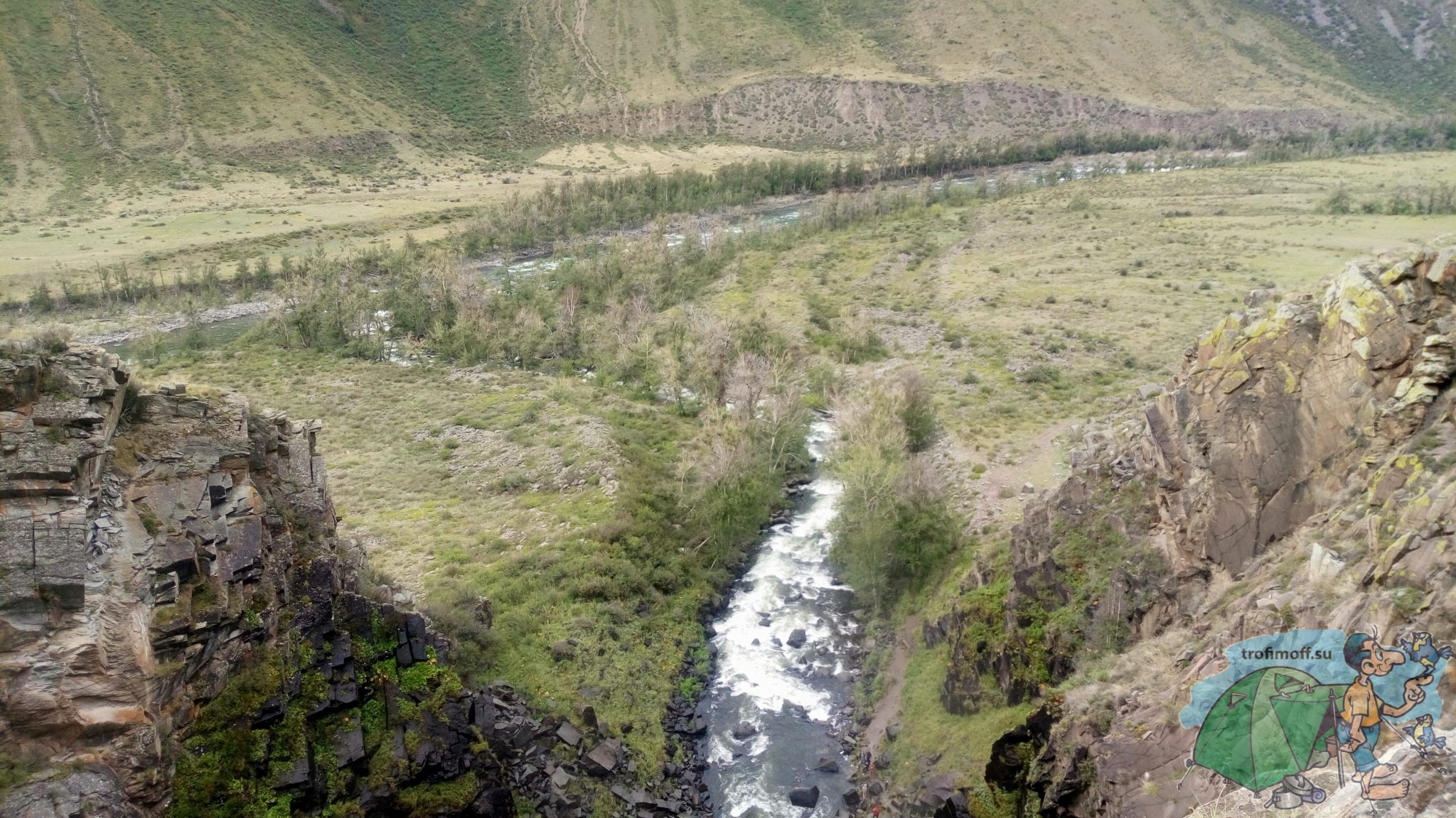 Чулышманская Долина водопад Куркуре