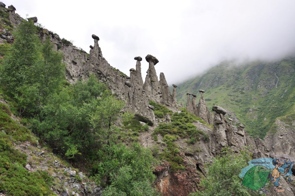 каменные грибы Ак-Курум
